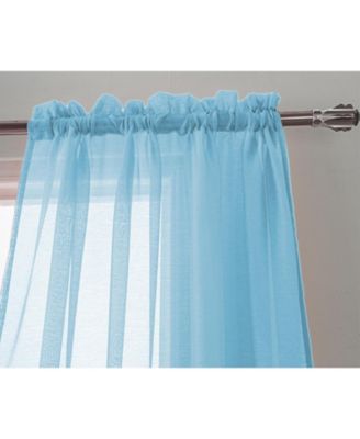 RT Designer Collection Celine Sheer Luxurious Modern Design Curtain Panel 54" x 84"