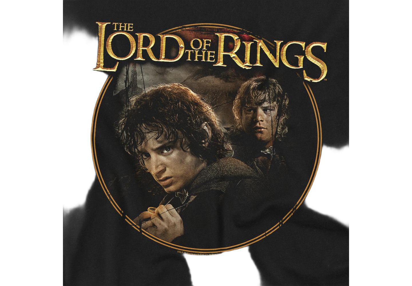 Мужская футболка Lord Of The Rings Big & Tall The Frodo Sam Band, цвет: Чёрный — фото 2