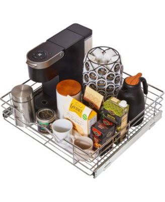 Pull Out Cabinet Organizer, Individual Sliding Drawers - Heavy Duty Metal with Lifetime Limited Warranty - Anti Rust Chrome Finish