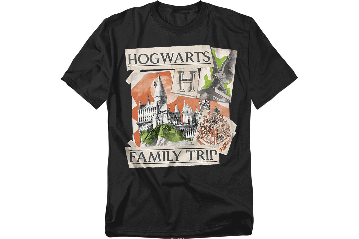 Men's Family Trip To Hogwarts Scrapbook T-Shirt