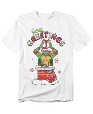 Men's Greetings Christmas Scene T-Shirt