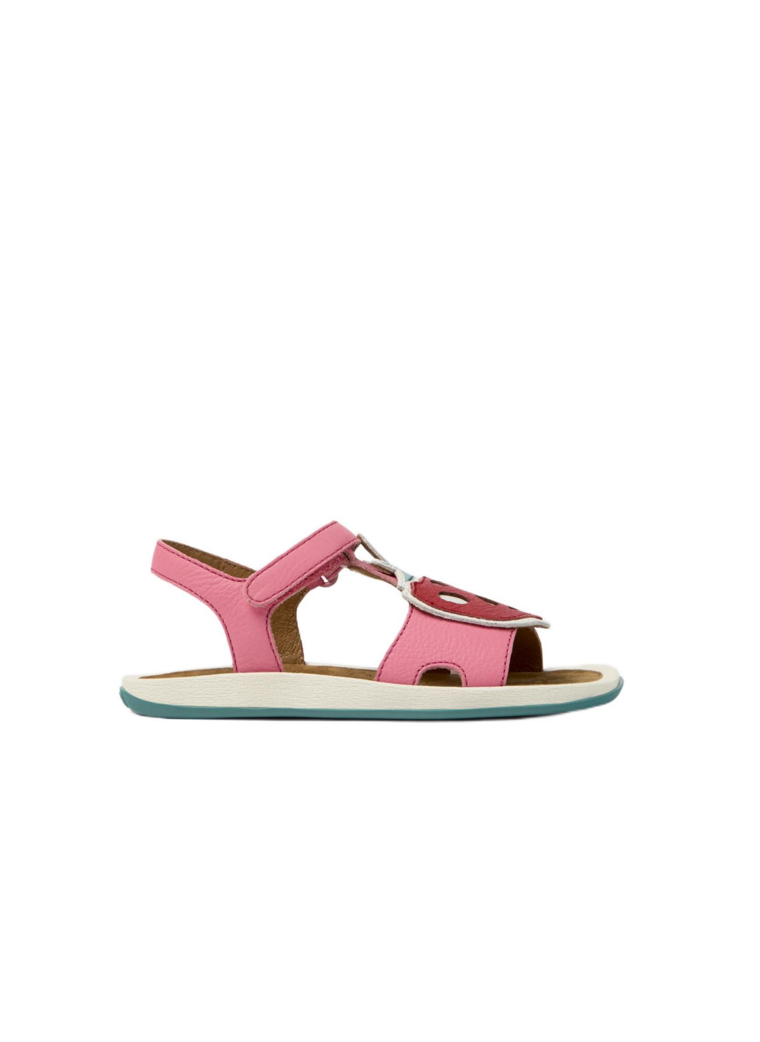 Girls Bicho Twins Leather T-Strap Sandals