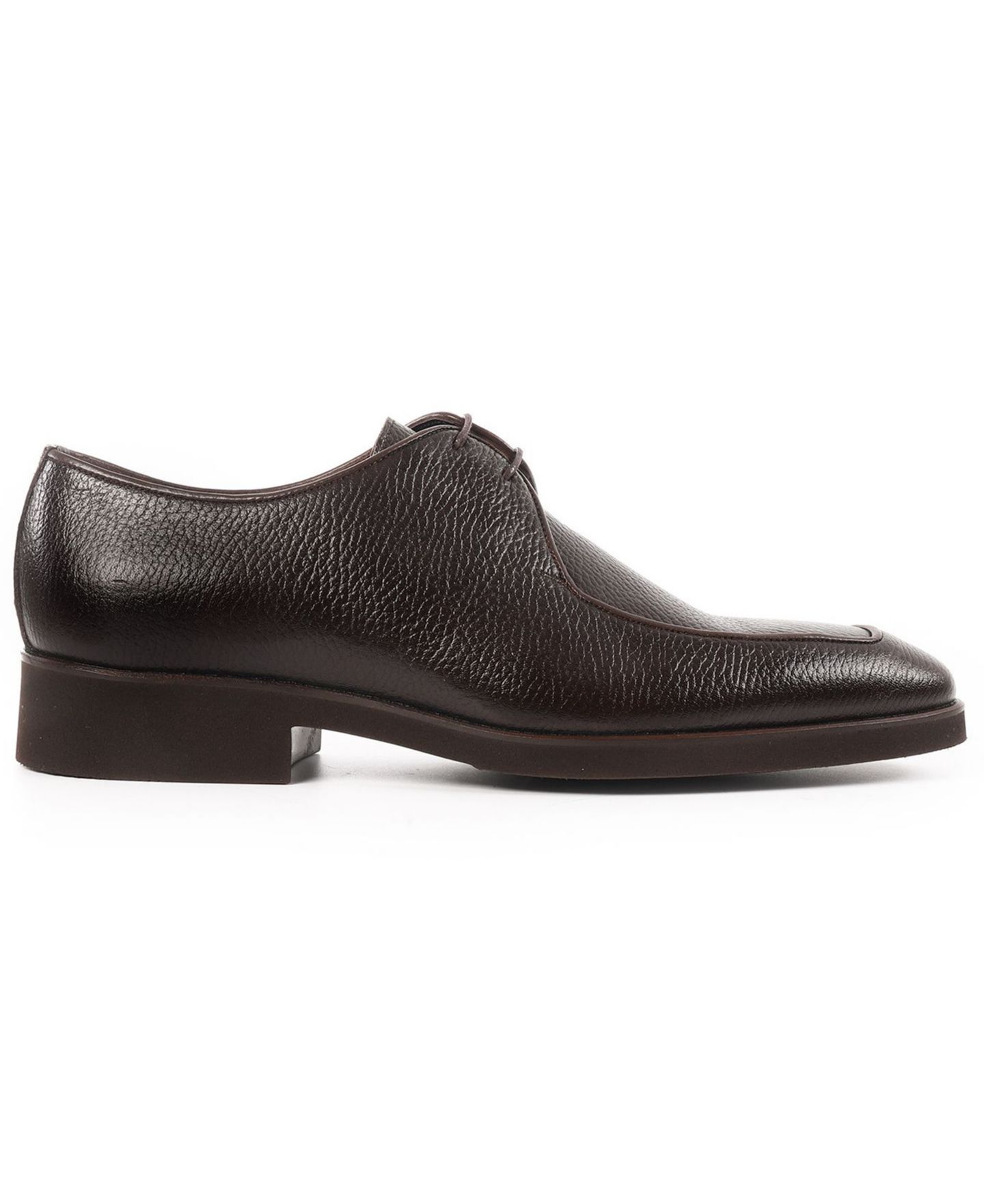 Мужские туфли VELLAPAIS Moore Derby Lace-Up Dress Shoes, цвет: Тёмный коричневый — фото 2