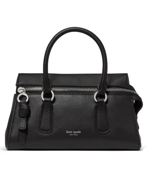 Женская сумка kate spade new york Bond Mini Smooth Leather Satchel, цвет: Чёрный