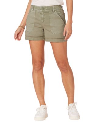 Petite High-Rise Denim Shorts