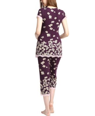 Maternity kimi + kai Ashley Nursing Pajama Set