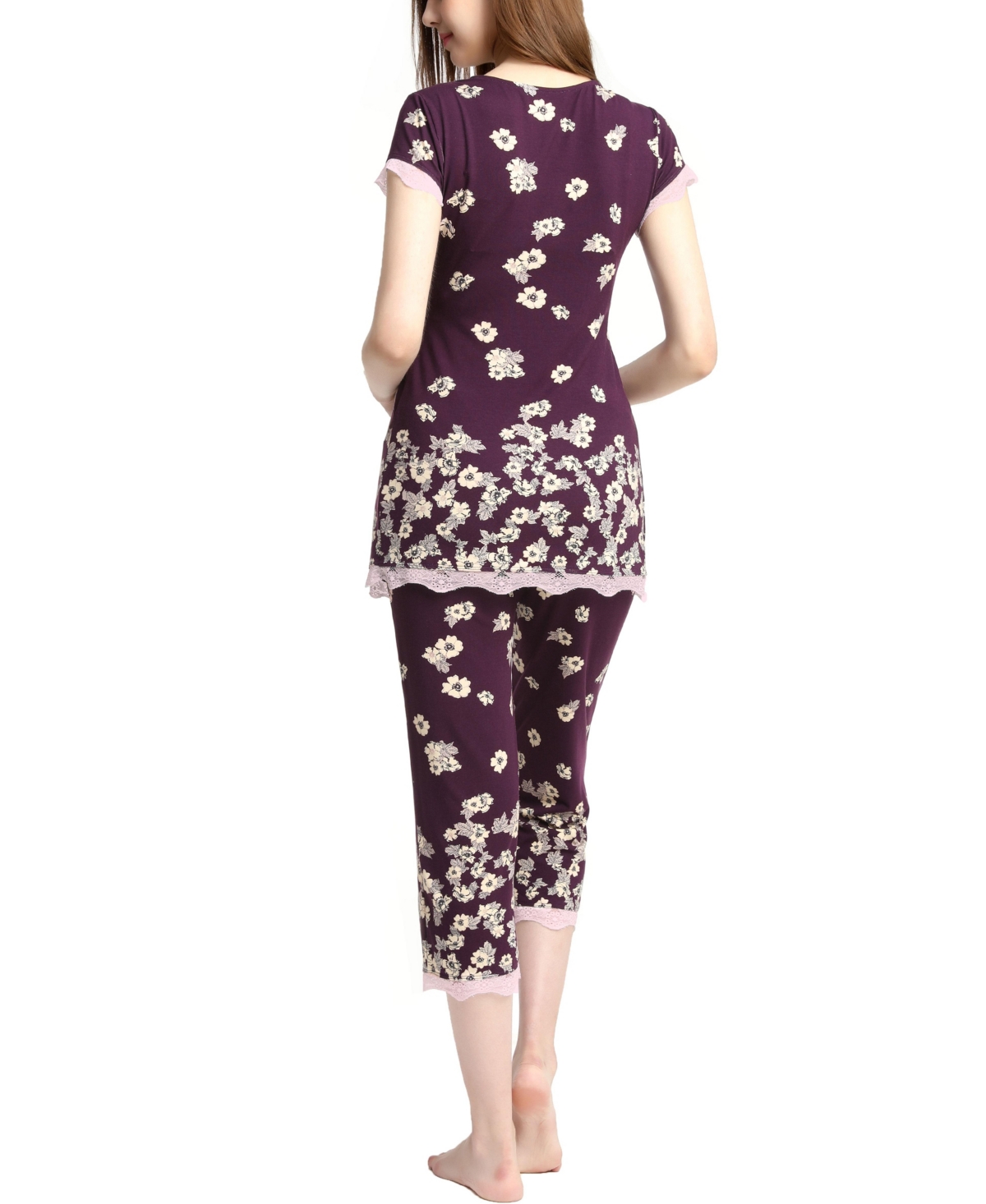 kimi + kai Maternity Ashley Nursing Pajama Set