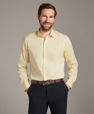 Men's Diamond Dobby Slim Fit Dress Shirt