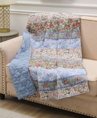 Kressida Reversible Cotton Blend Throw, 50" x 60"