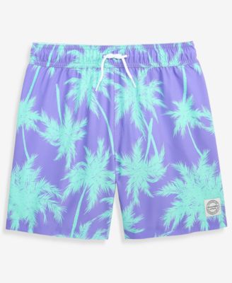 Boys' Printed Swim Trunks