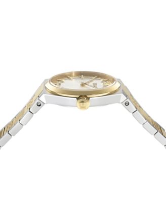 Women's V-Auria Two Tone Bracelet Watch, 35mm