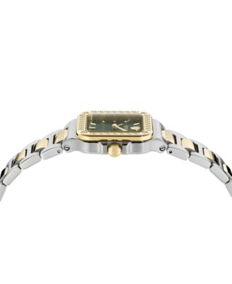 Women's Greca Edge Two Tone Bracelet Watch, 30x30mm