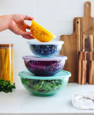 Kitchen 4-Pc. Glass Mixing Bowl Set