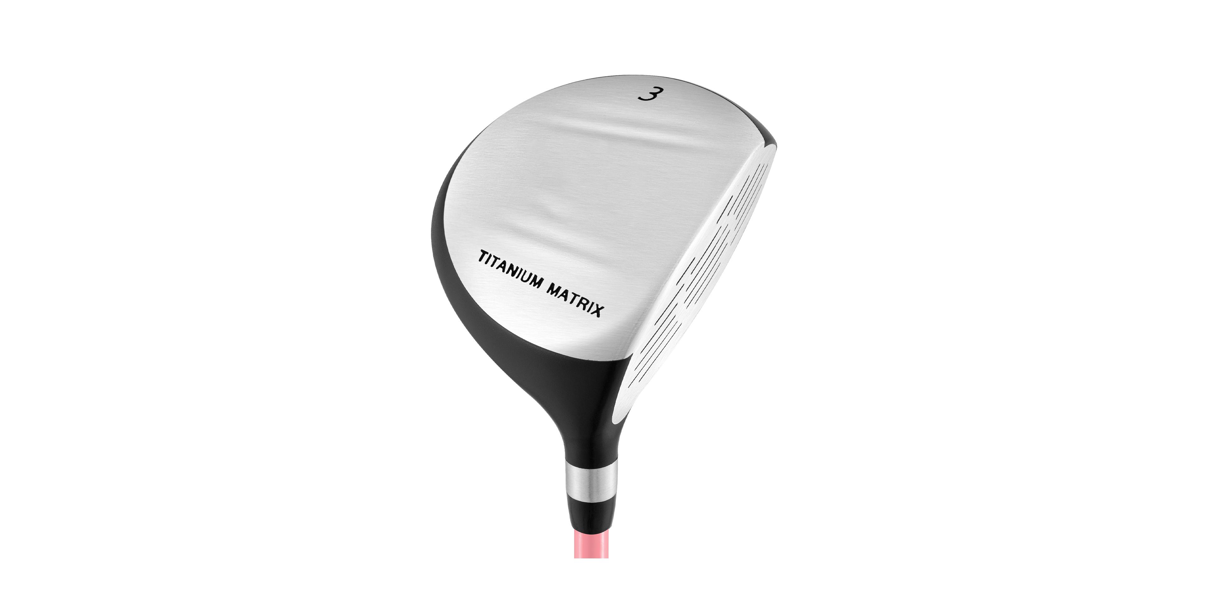 Mecale 38" Junior #3 Fairway Wood, 165CC, Fiberglass Shaft, Ages 11-14