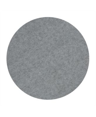 Dual Surface Thin Lock Gray 8' x 8' Round Rug Pad