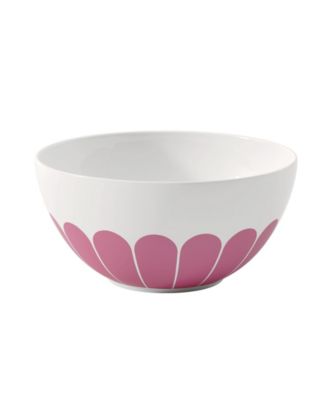 Fleur Couleur 111.5 oz. Round Vegetable and Salad Bowl