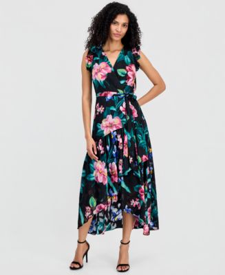sachin and babi light blue dress BCBG Faux Wrap Dress main image 0