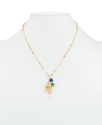 Gold-Tone Plated Modular Necklace