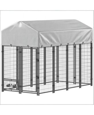 Large Outdoor Dog Kennel, Spacious Animal Shelter