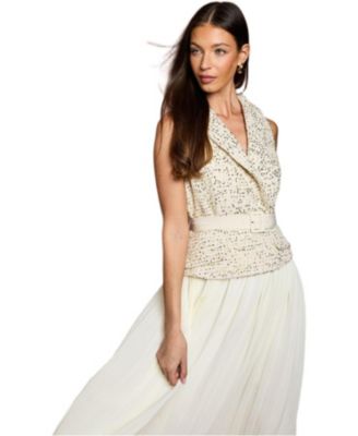 Women's One Shoulder Maxi Bridesmaid Dress