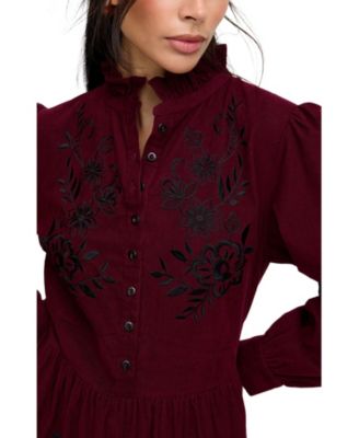 Women's Puglia Corduroy Midi Dress