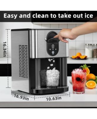 Portable Nugget Ice Maker, 44 lbs/Day, Self-Dispensing