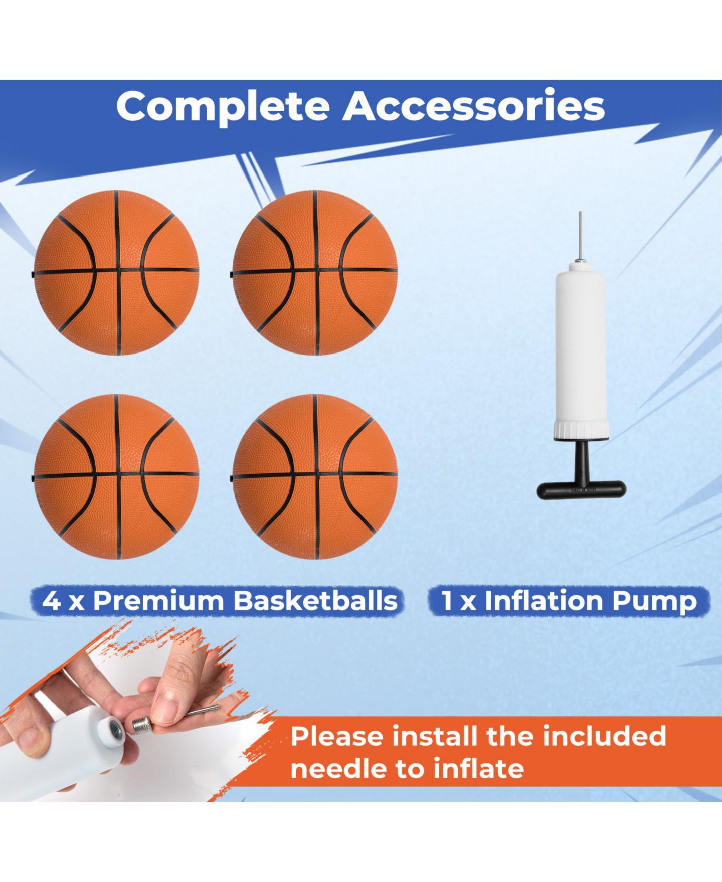 Детская игрушка Mecale Basketball Arcade Game Collection Foldable 8-Mode LED Scoreboard, Ages 8+, цвет: Чёрный — фото 7
