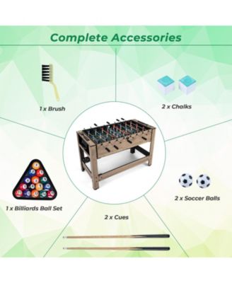 2-in-1 Swivel Game Table for Teens & Adults