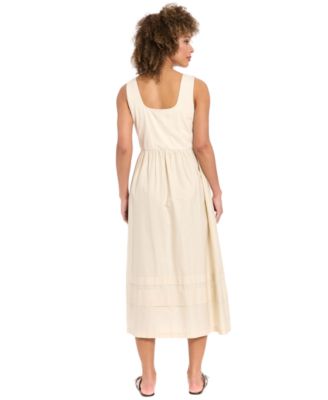 Women's Square Neck Midi Dress