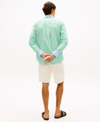 Men's Papertouch Striped Long-Sleeve Shirt
