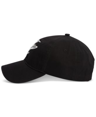 Men's Script Soft Six Panel Embroidered Logo Cap