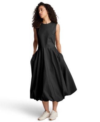 Women's Bubble Hem Midi Dress