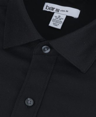 Men's Diamond Dobby Spread Collar Dress Shirt