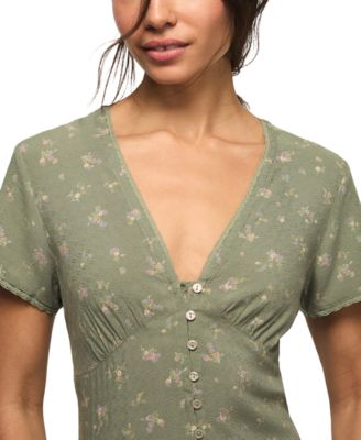 Women's Floral Simone V-Neck Midi Dress