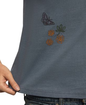 Women's Classic Fit and Floral Butterfly Classic T-Shirt