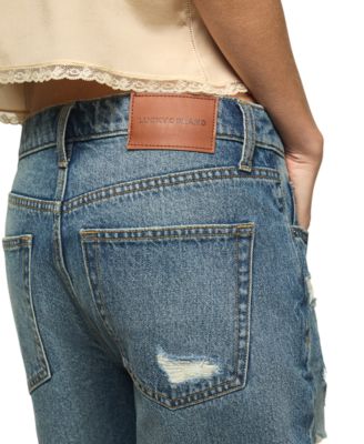 Women's Cotton Baggy Classic High-Rise Shorts