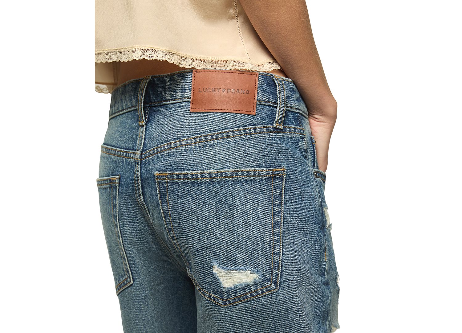 Women's Cotton Baggy Classic High-Rise Shorts