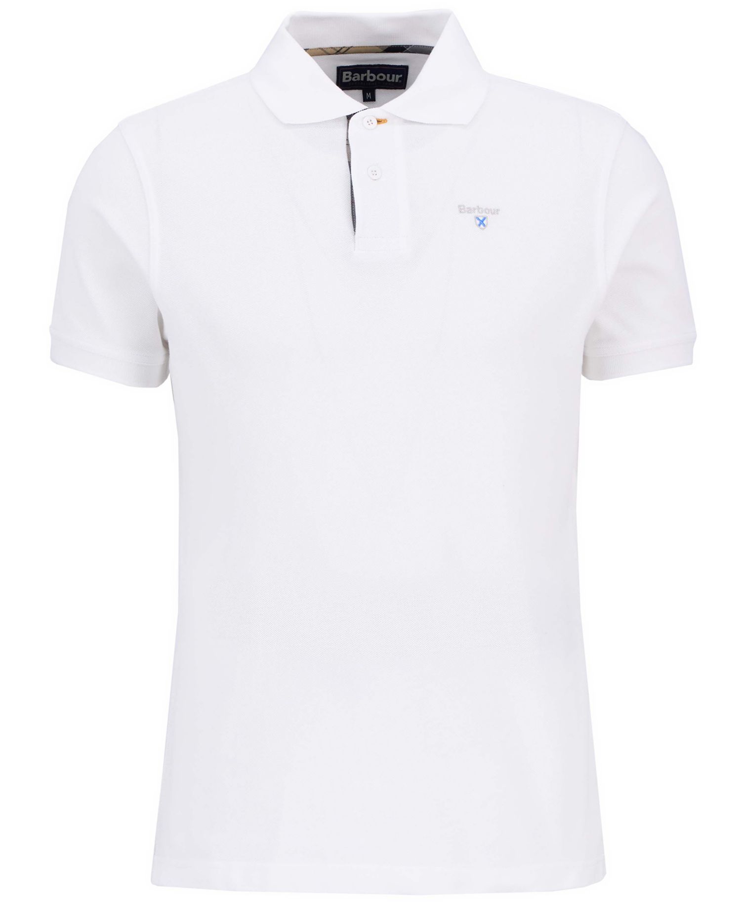 Men's Tartan Pique Short-Sleeve Polo Shirt