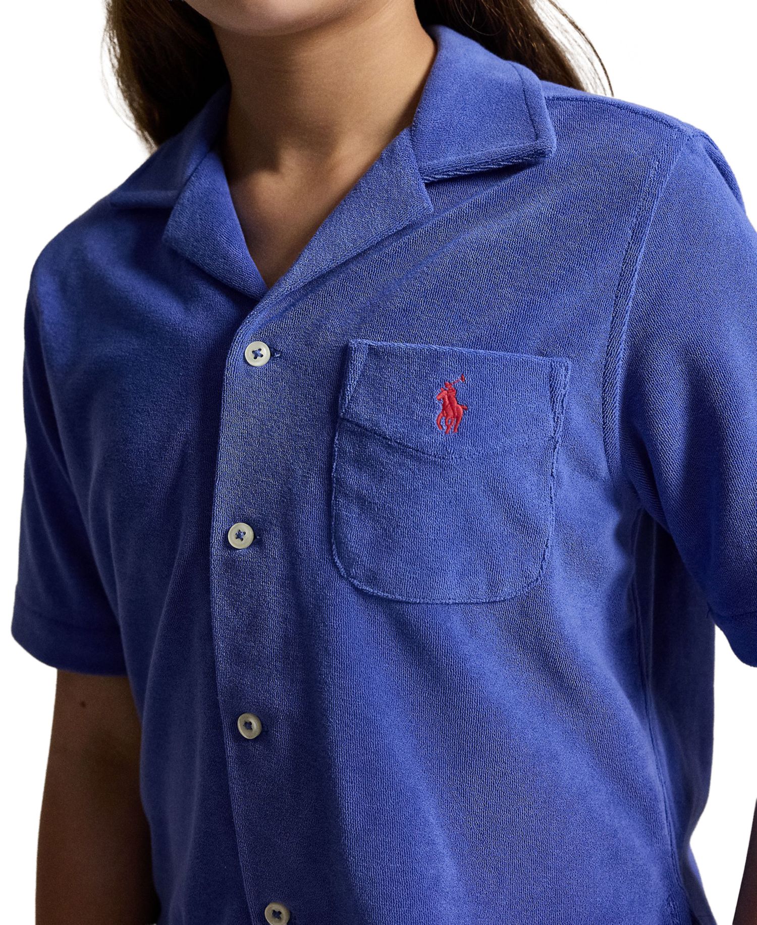 Girls' 7-16 Terry Shirt & Short, 2-Piece Set