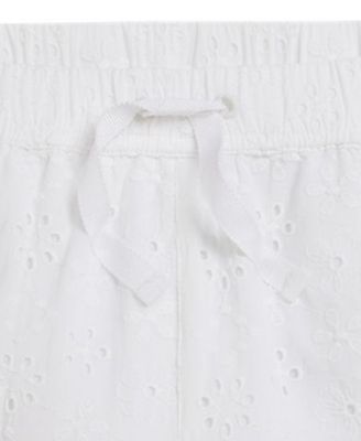 Girls' 7-16 Eyelet Cotton Short