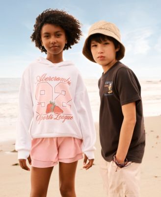 Girls' Strawberry Pull-On Hoodie