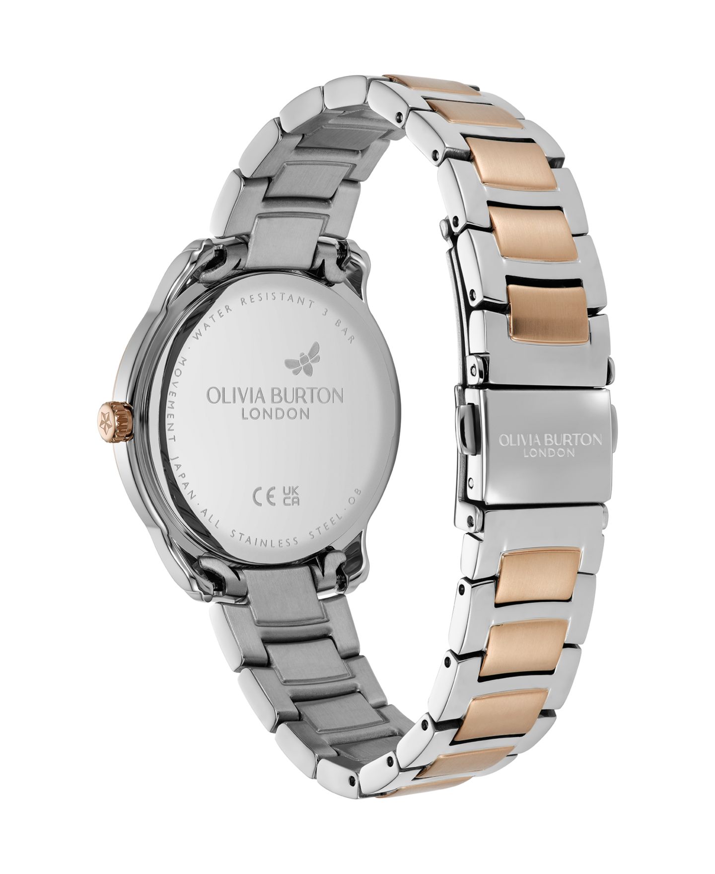 Женские часы Olivia Burton Colourwave, двухцветный стальной браслет, 36 мм — фото 4