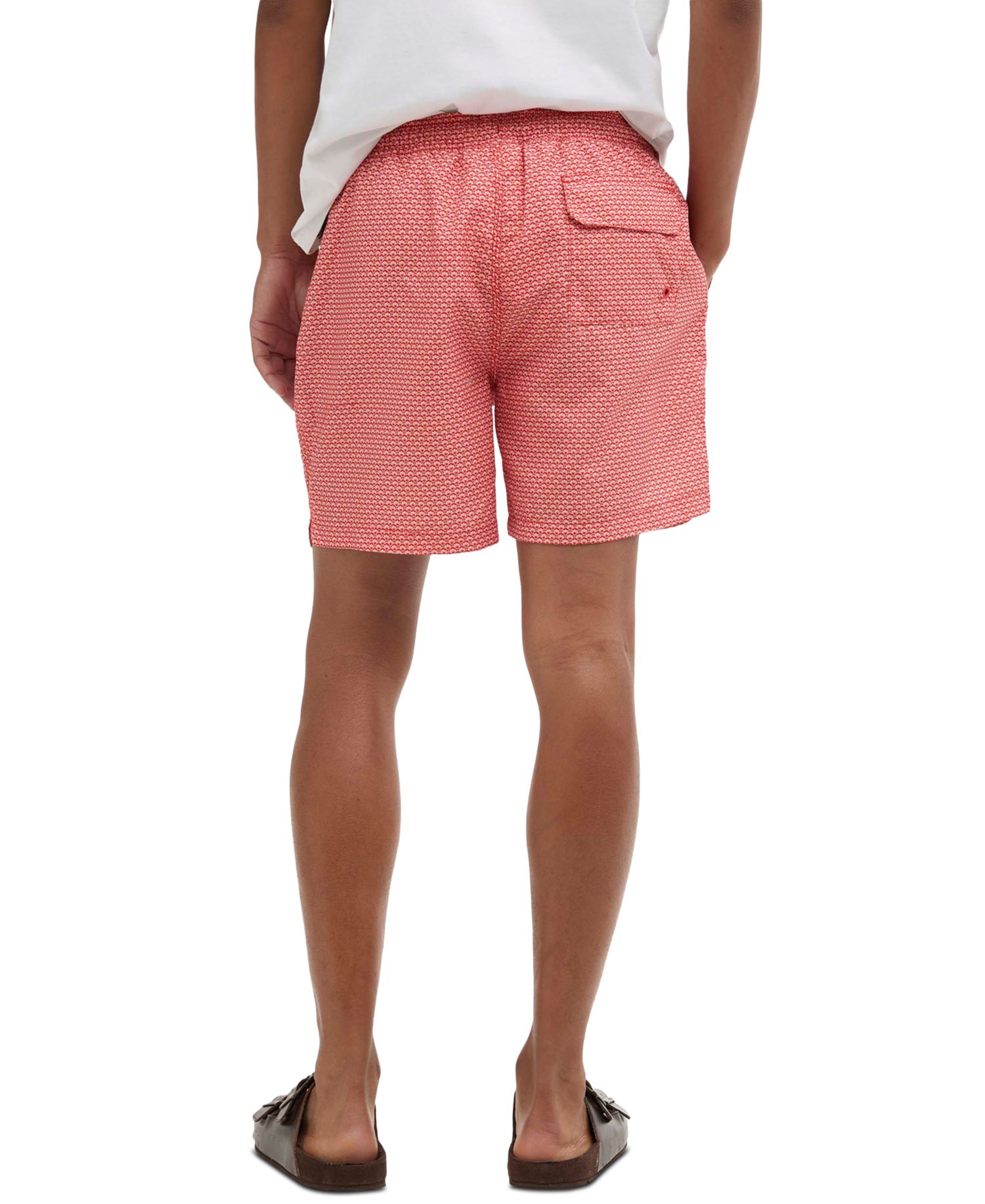Men's Shell Print Swim Shorts