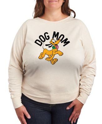 Plus Size Disney Dog Mom Pluto French Terry Long-Sleeve T-Shirt