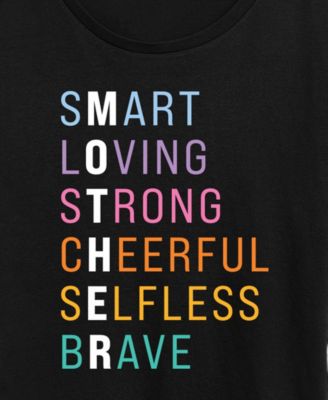 Plus Size Instant Message Mother Anagram Short-Sleeve Graphic T-Shirt