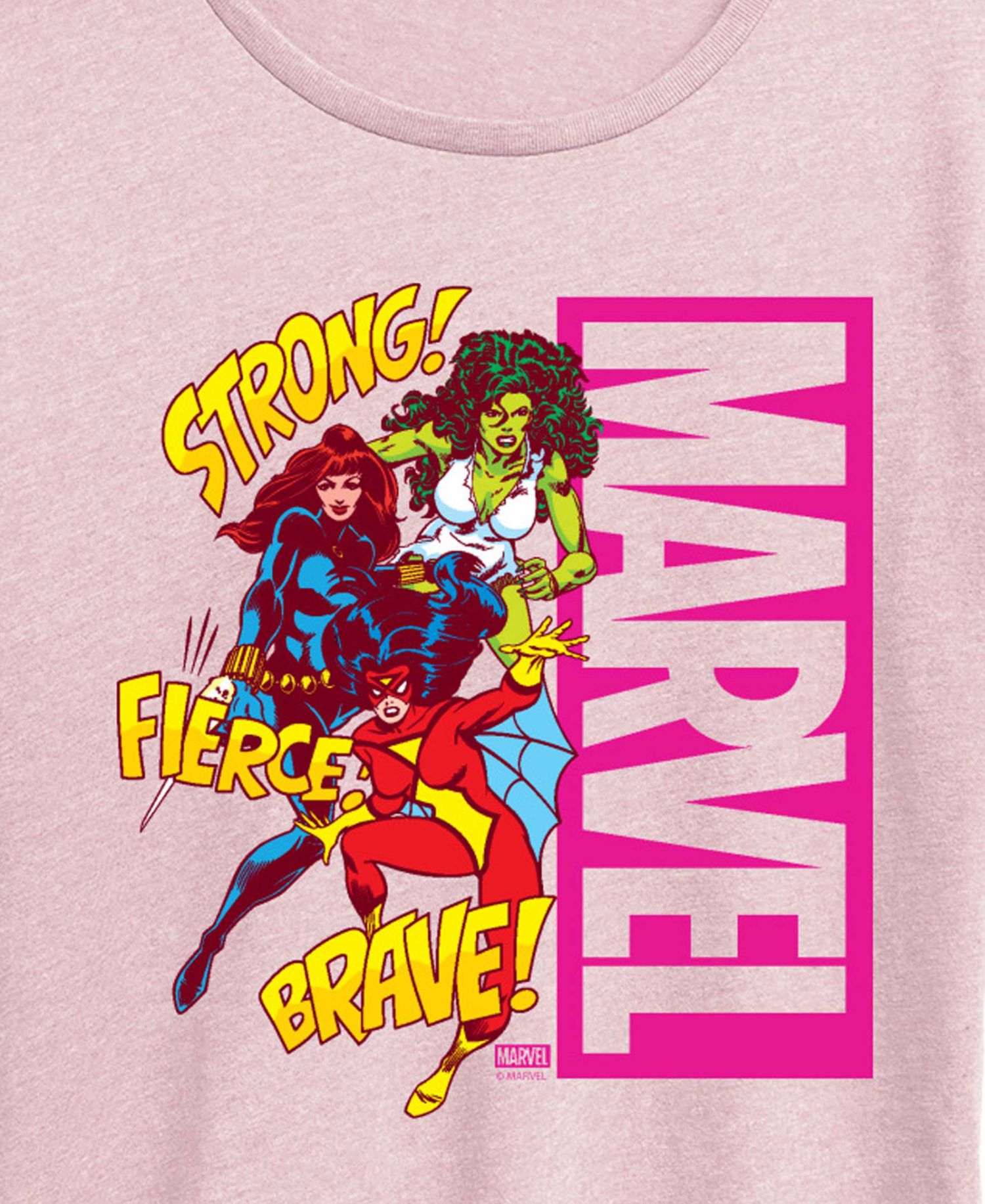 Plus Size Marvel Sound Effects Short-Sleeve Graphic T-Shirt