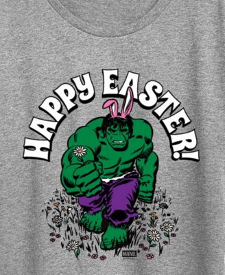 Plus Size Easter Hulk Short-Sleeve Graphic T-Shirt