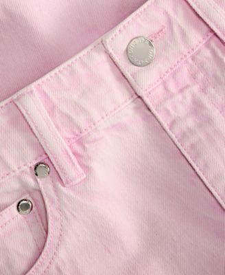 Women's Cropped High-Rise Barrel-Leg Jeans