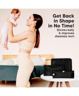 Maternity 2-Pack Revive 3 in 1 Postpartum Belly Band, Post Partum Belly Support Recovery Wrap, Postpartum Waist Binder Shapewear