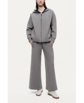 Women's Relaxed Wide-Leg Track Pants